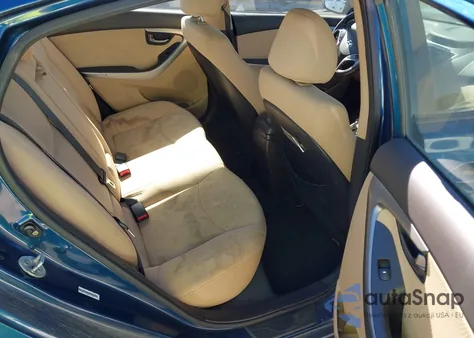 2013 Hyundai Elantra Gls from USA, damaged, VIN KMHDH4AE3DU980930